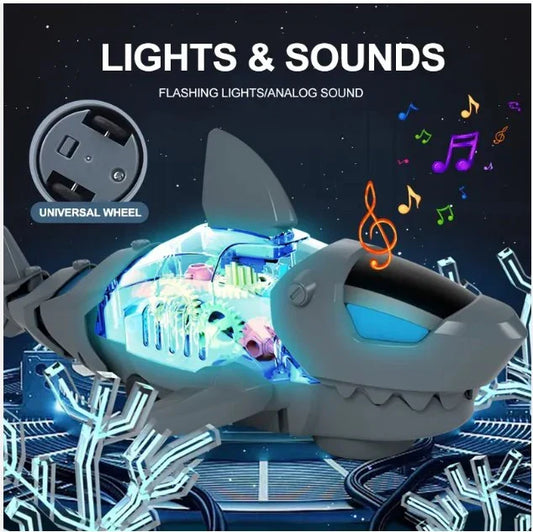 Universal Shark Toy with Light | LED Musical Swimming Shark Toy for Kids UAE 🦈💡