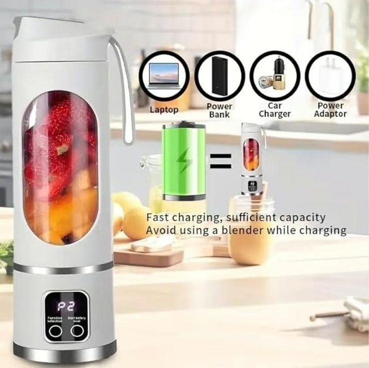 Portable USB Rechargeable Blender