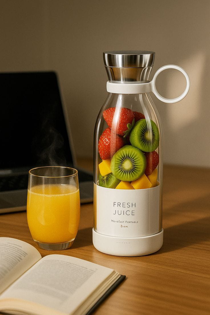 Portable Electric Blender – Rechargeable Mini Smooth Maker
