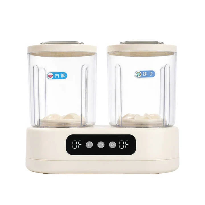 Double Bucket Mini Washing Machine – Compact Twin Tub Washer ✨